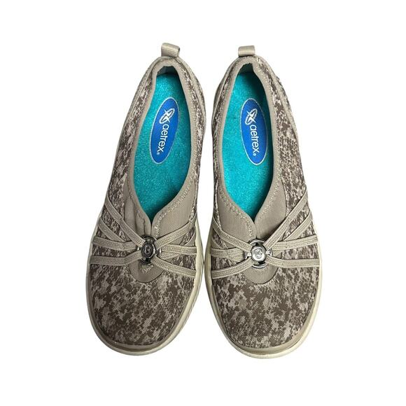 Bzees Niche Slip On Flats Loafers Comfort Shoe Washed Denim Womens Sz 8.5W - Picture 2 of 8